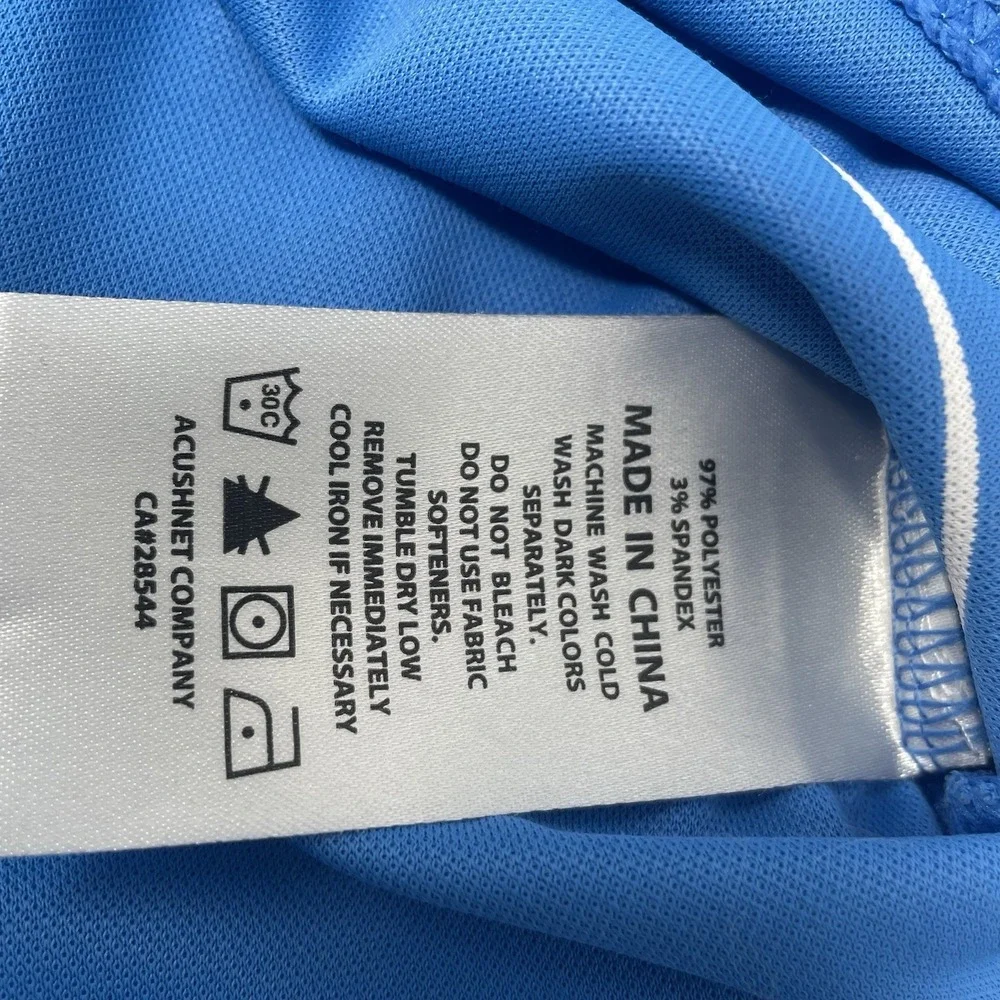 FootJoy Las Vegas Paiute Golf Resort Men's Blue Short Sleeve‎ Polo Size Large